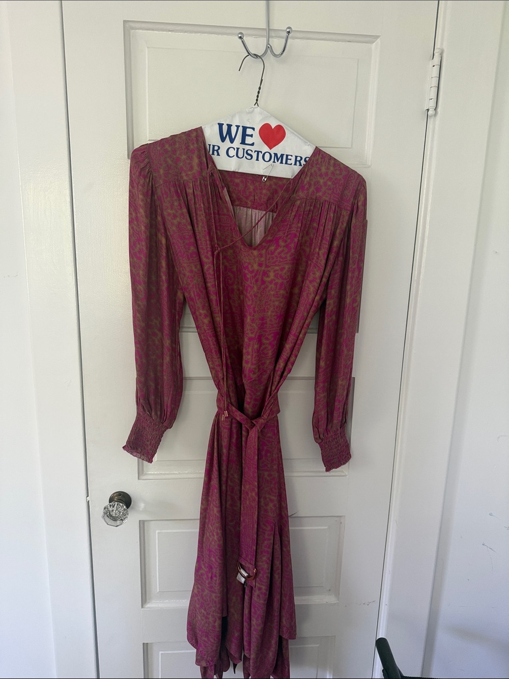 Karina Grimaldi Silk Boho dress
